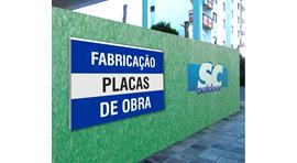Ponto nº Fabricação Placas de Obra em Santa Catarina